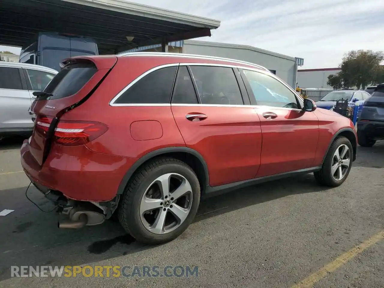 3 Photograph of a damaged car WDC0G4KB4KF621690 MERCEDES-BENZ GLC-CLASS 2019