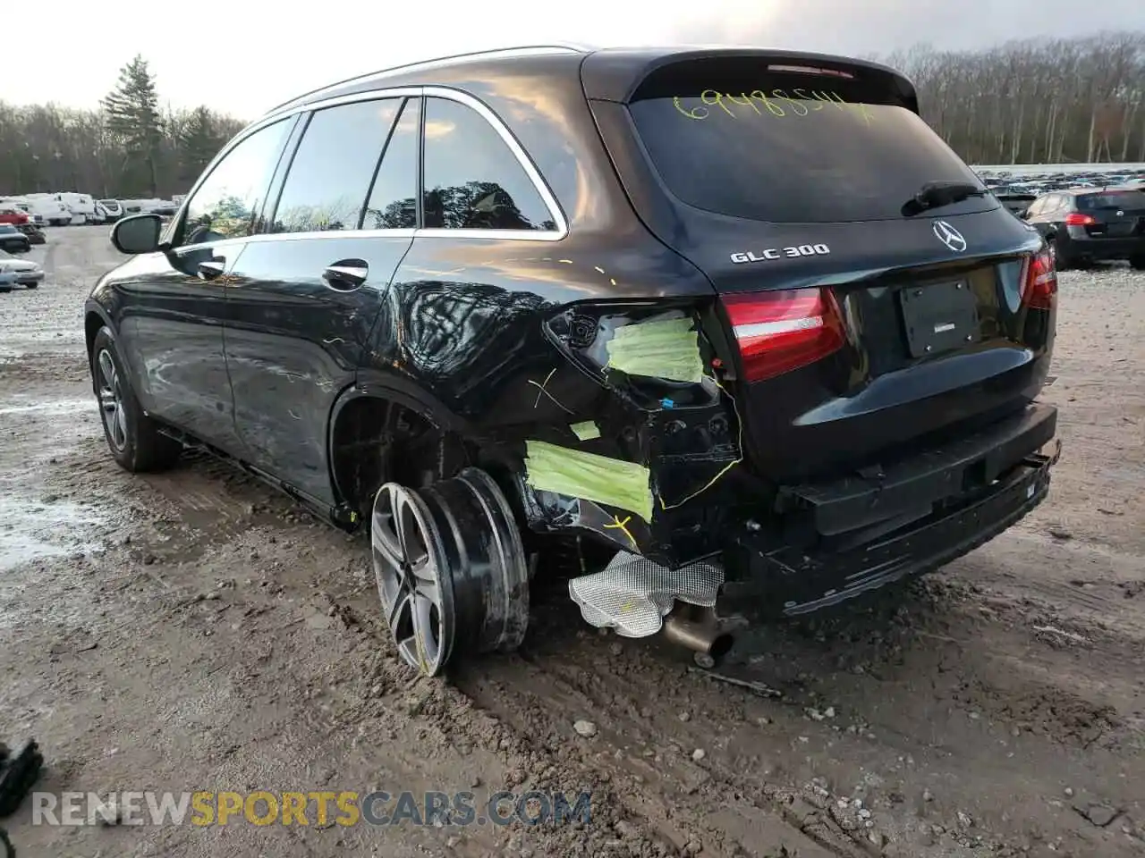 3 fotografías del automóvil dañado WDC0G4KB4KF633421 MERCEDES-BENZ GLC-CLASS 2019