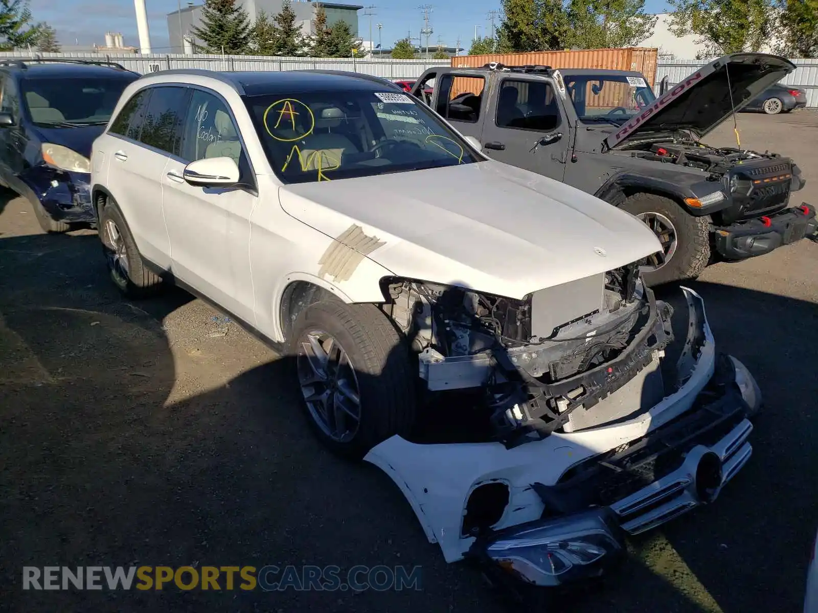 1 Photograph of a damaged car WDC0G4KB4KV166944 MERCEDES-BENZ GLC-CLASS 2019