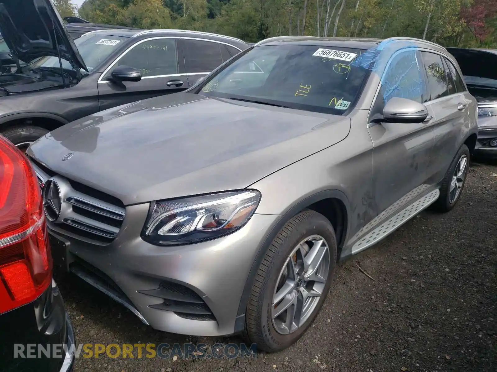 2 Photograph of a damaged car WDC0G4KB5KF659994 MERCEDES-BENZ GLC-CLASS 2019