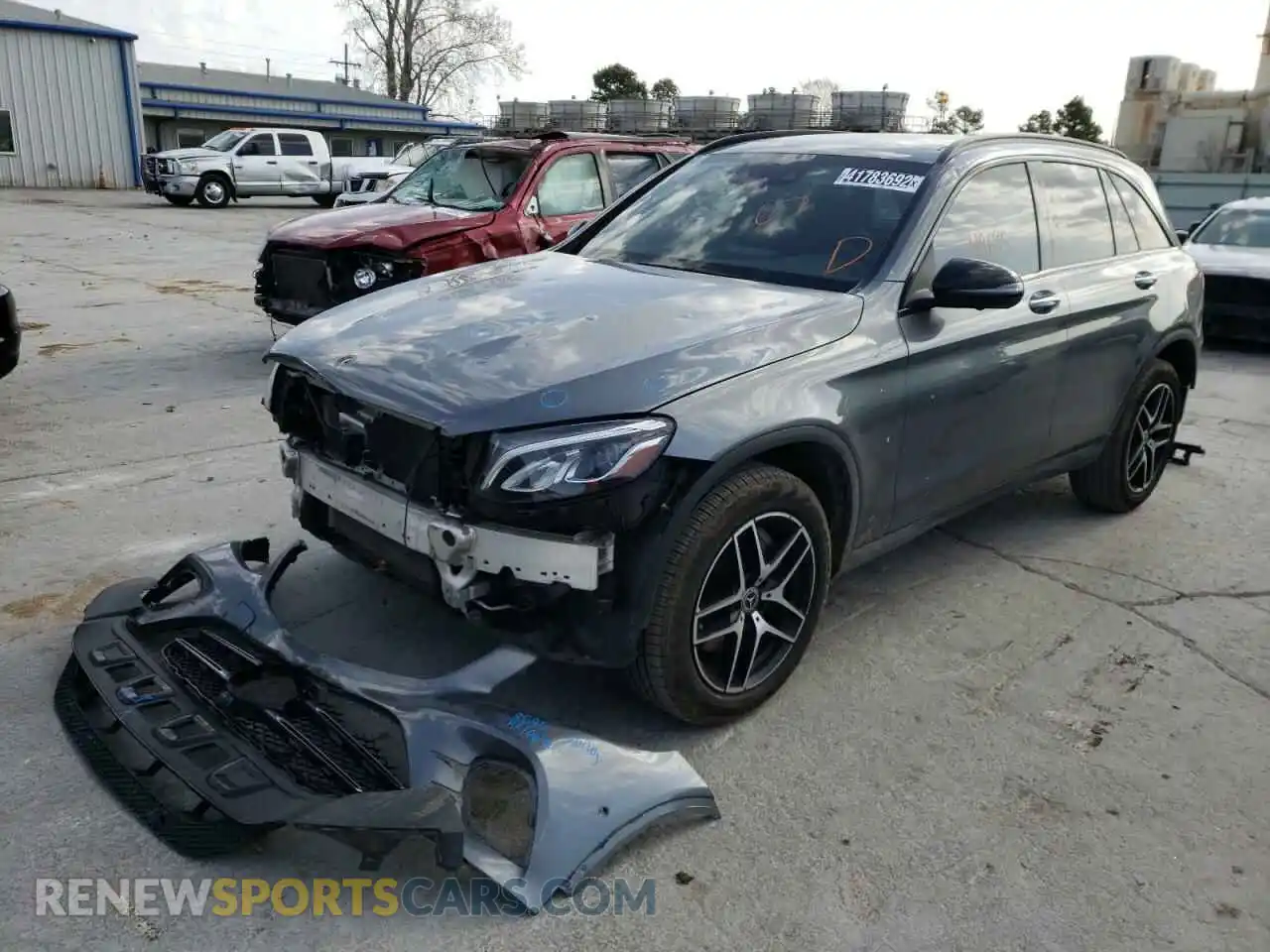 2 Photograph of a damaged car WDC0G4KB5KV148324 MERCEDES-BENZ GLC-CLASS 2019