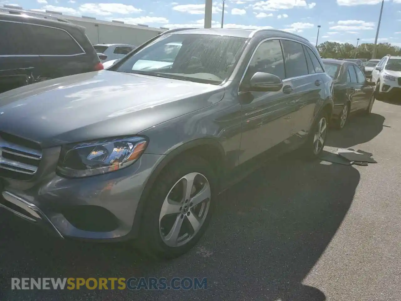 2 Photograph of a damaged car WDC0G4KB5KV167827 MERCEDES-BENZ GLC-CLASS 2019