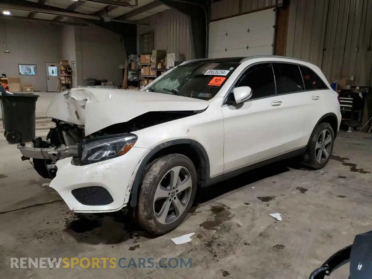 1 Photograph of a damaged car WDC0G4KB5KV195420 MERCEDES-BENZ GLC-CLASS 2019