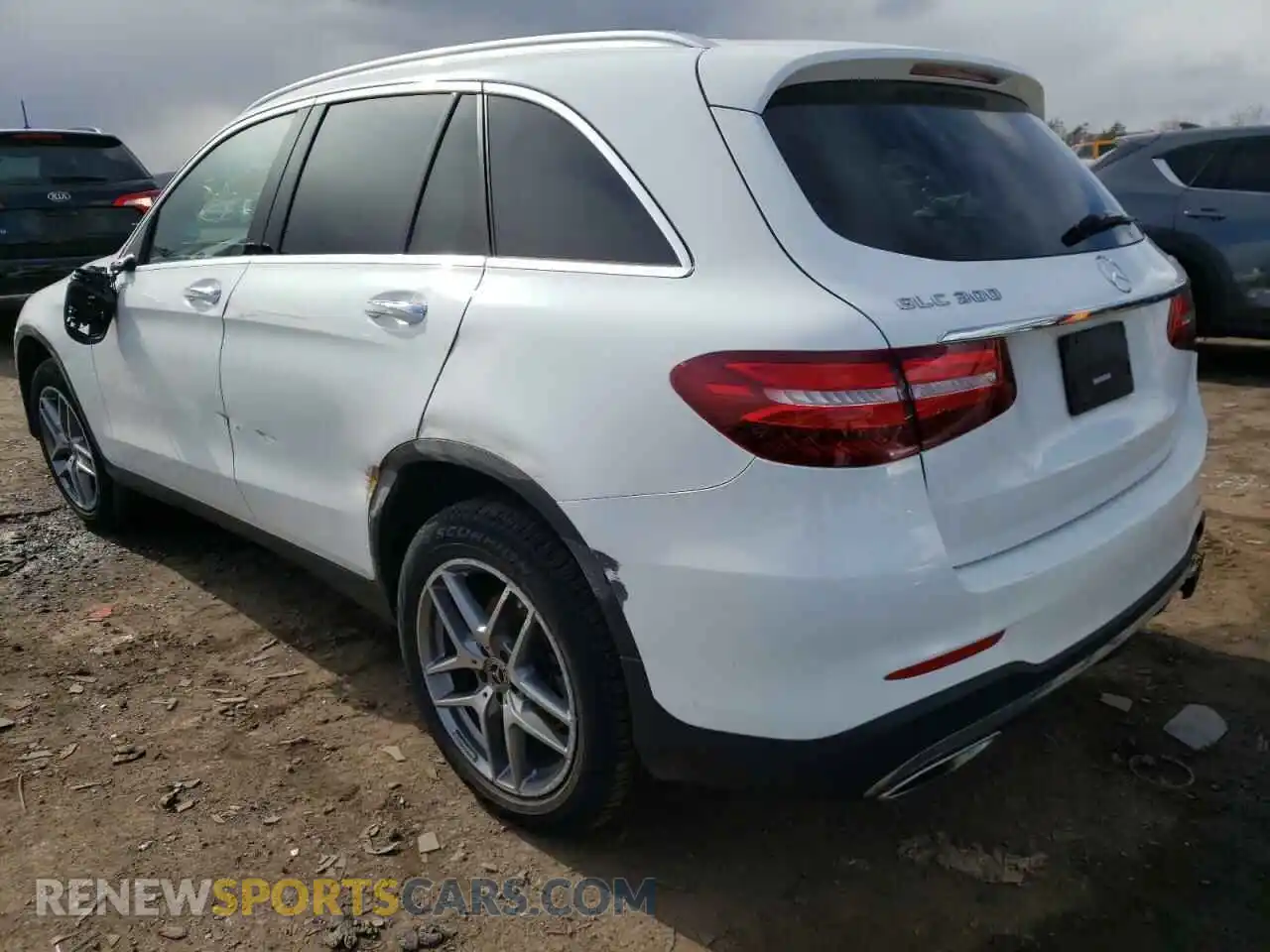 3 fotografías del automóvil dañado WDC0G4KB6KV128793 MERCEDES-BENZ GLC-CLASS 2019