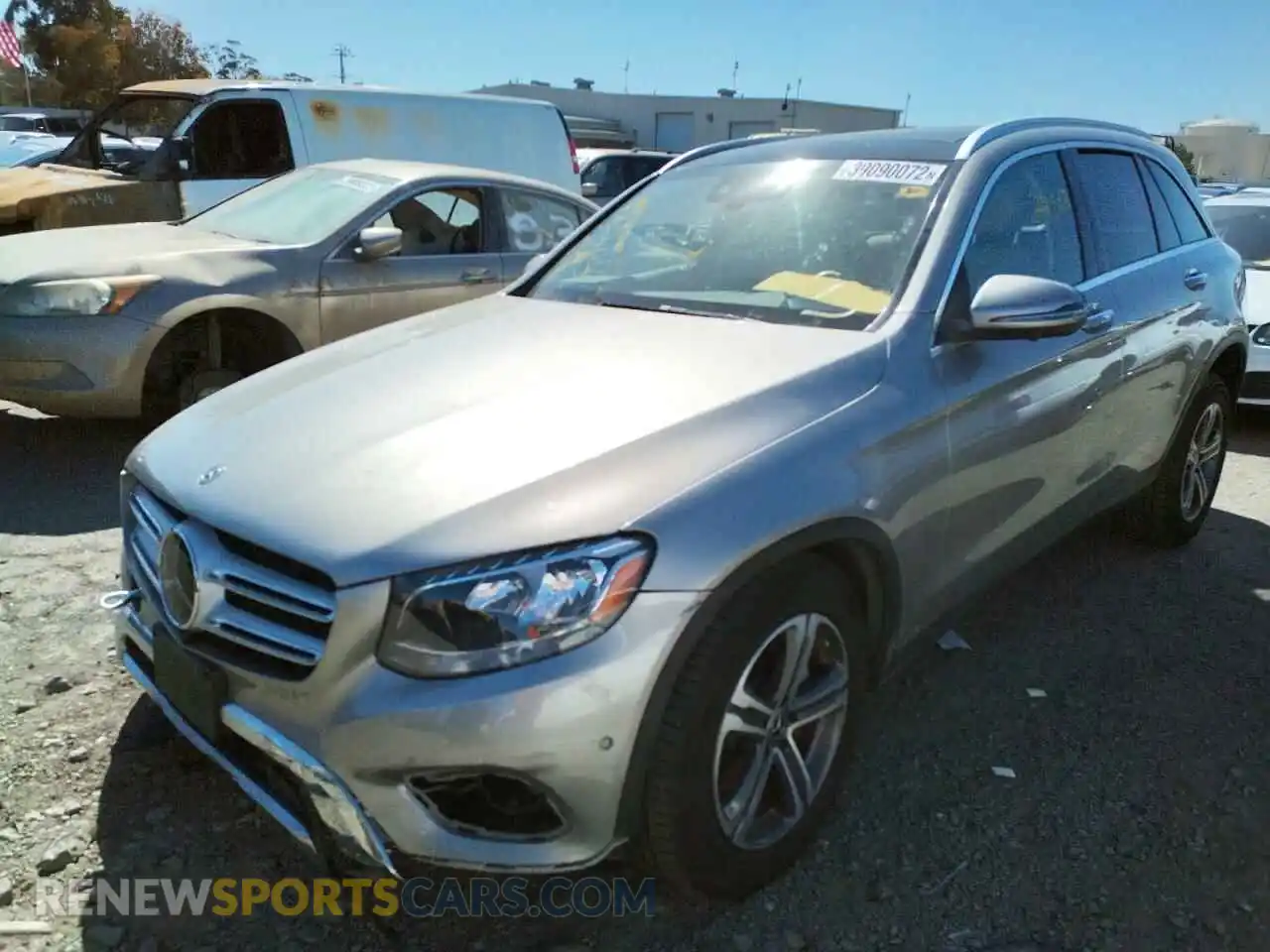 2 Photograph of a damaged car WDC0G4KB7KV152116 MERCEDES-BENZ GLC-CLASS 2019