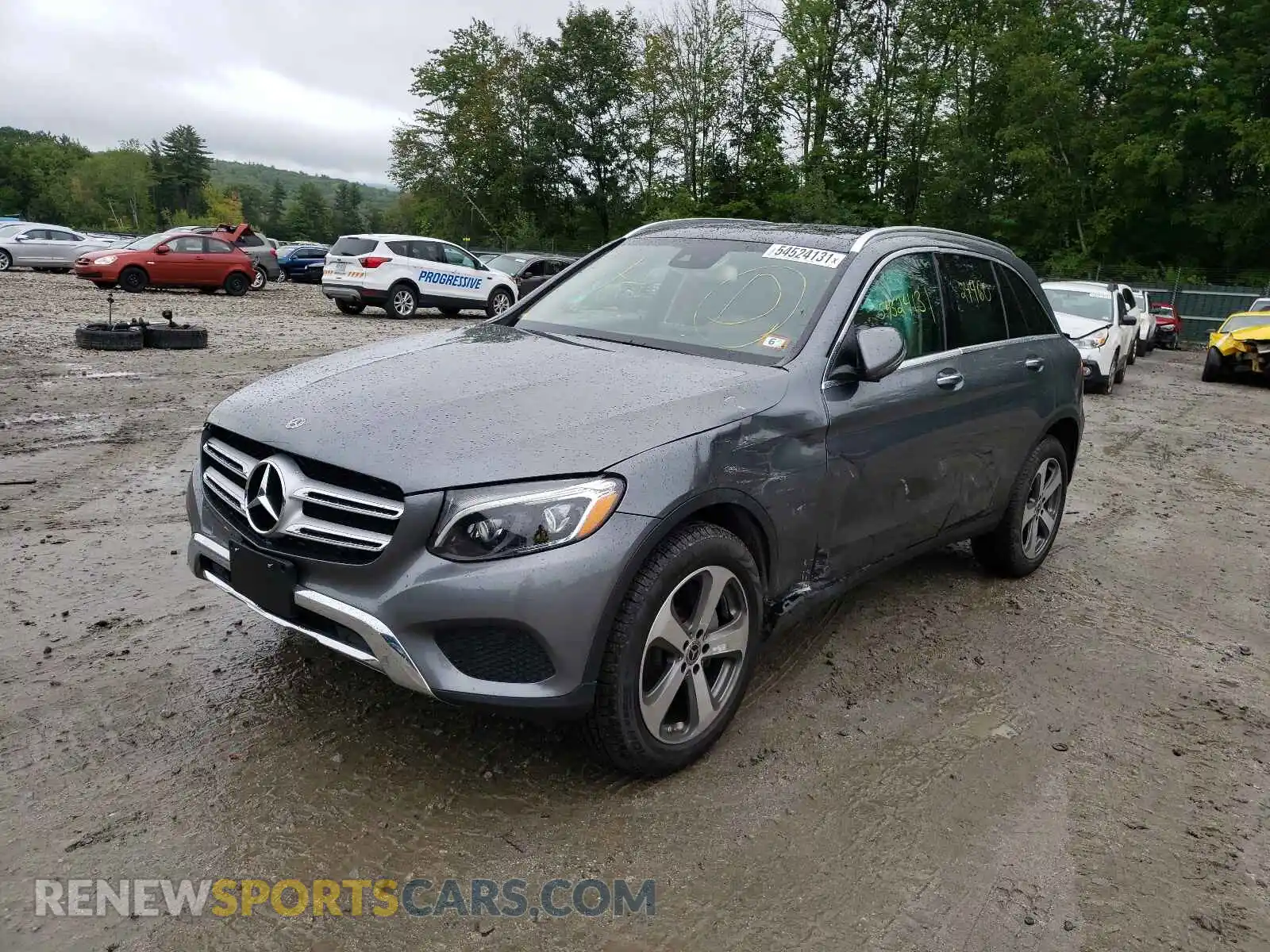 2 Photograph of a damaged car WDC0G4KB7KV164136 MERCEDES-BENZ GLC-CLASS 2019
