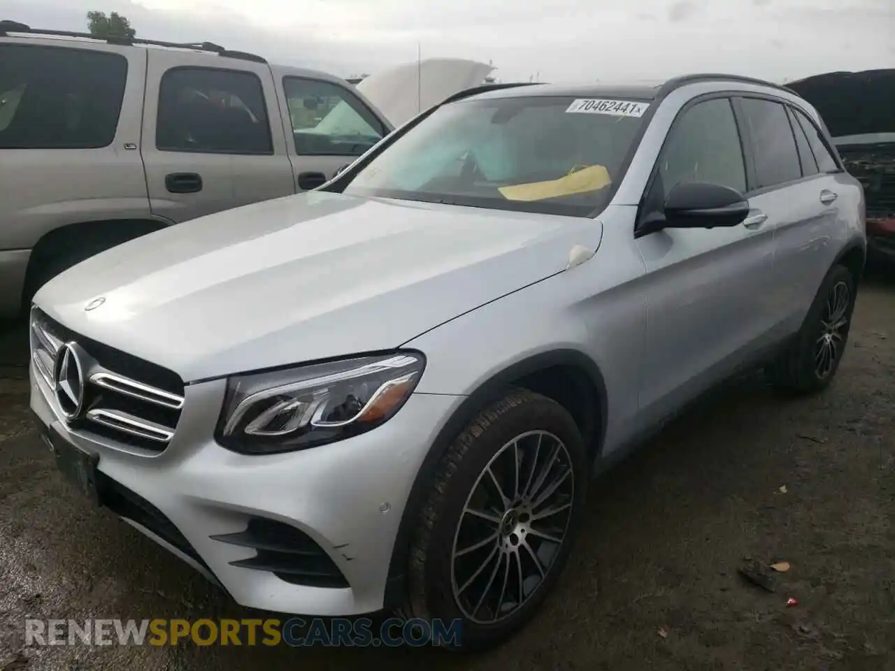 2 Photograph of a damaged car WDC0G4KB7KV182880 MERCEDES-BENZ GLC-CLASS 2019