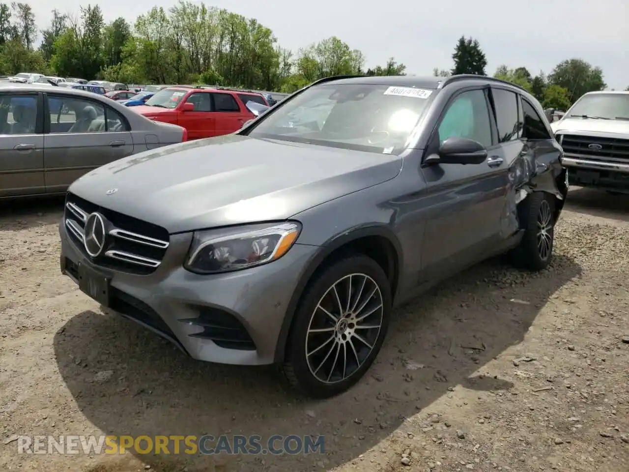 2 Photograph of a damaged car WDC0G4KB8KV137916 MERCEDES-BENZ GLC-CLASS 2019