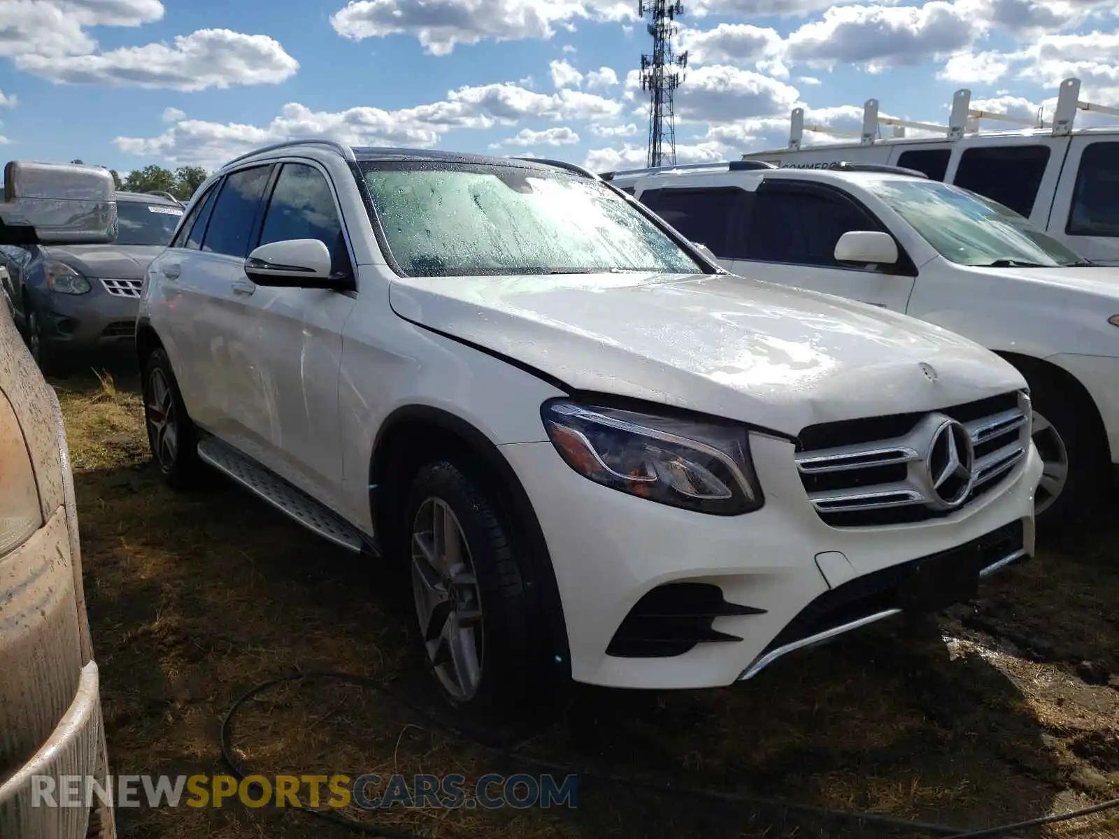 1 Photograph of a damaged car WDC0G4KB8KV190082 MERCEDES-BENZ GLC-CLASS 2019