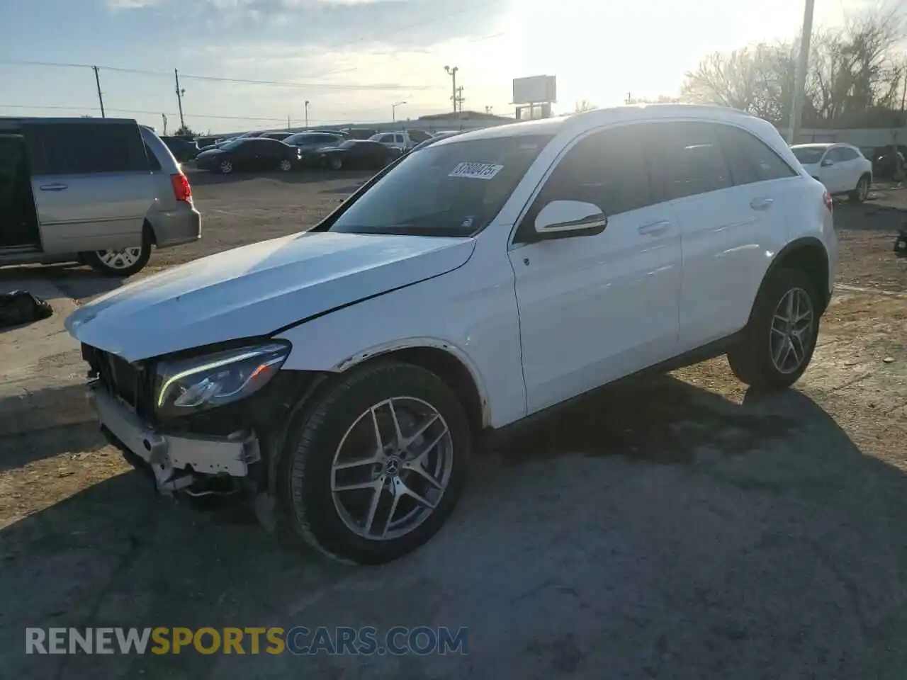 1 Photograph of a damaged car WDC0G4KB9KF595314 MERCEDES-BENZ GLC-CLASS 2019