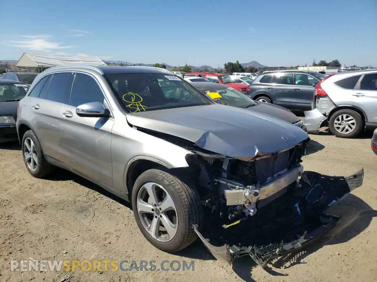 1 Photograph of a damaged car WDC0G4KB9KV182007 MERCEDES-BENZ GLC-CLASS 2019