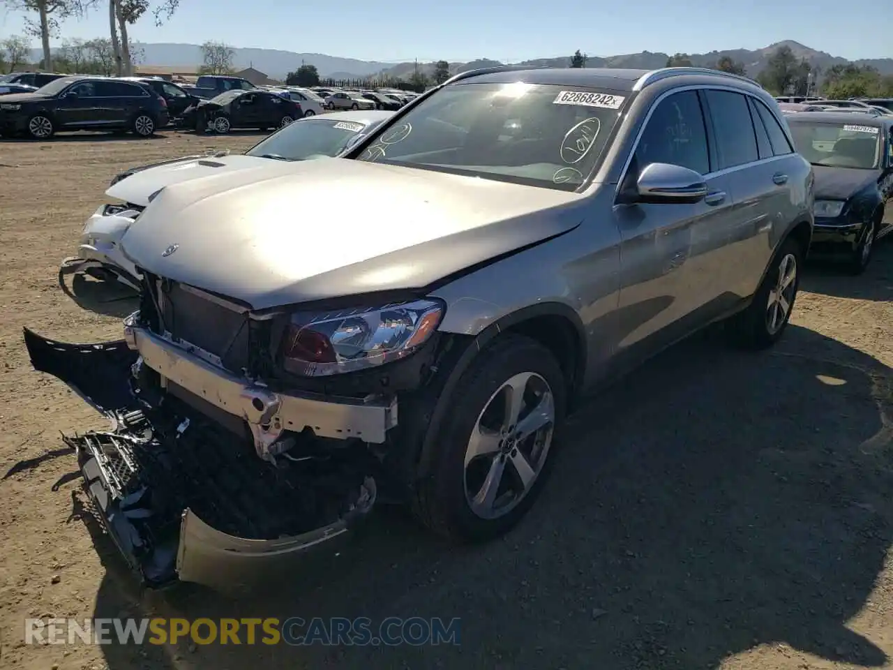 2 Photograph of a damaged car WDC0G4KB9KV182007 MERCEDES-BENZ GLC-CLASS 2019