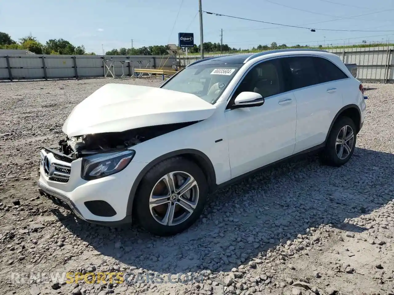 1 Photograph of a damaged car WDC0G5EB3KF564920 MERCEDES-BENZ GLC-CLASS 2019