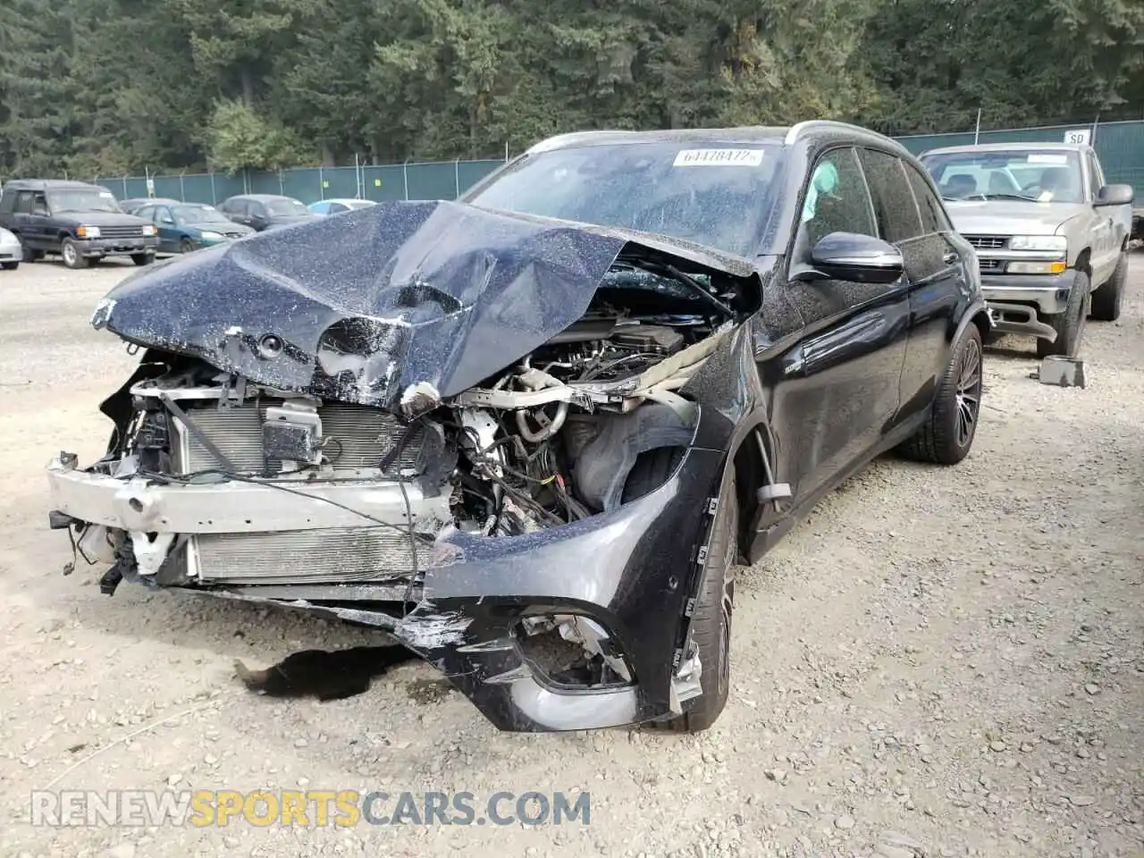 2 Photograph of a damaged car WDC0G6EB0KF519634 MERCEDES-BENZ GLC-CLASS 2019