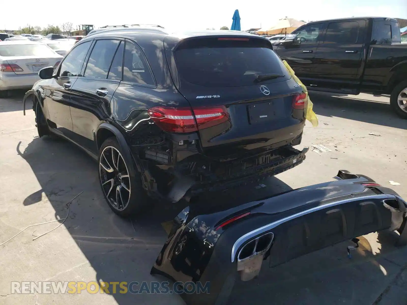 3 Photograph of a damaged car WDC0G6EB2KF656719 MERCEDES-BENZ GLC-CLASS 2019