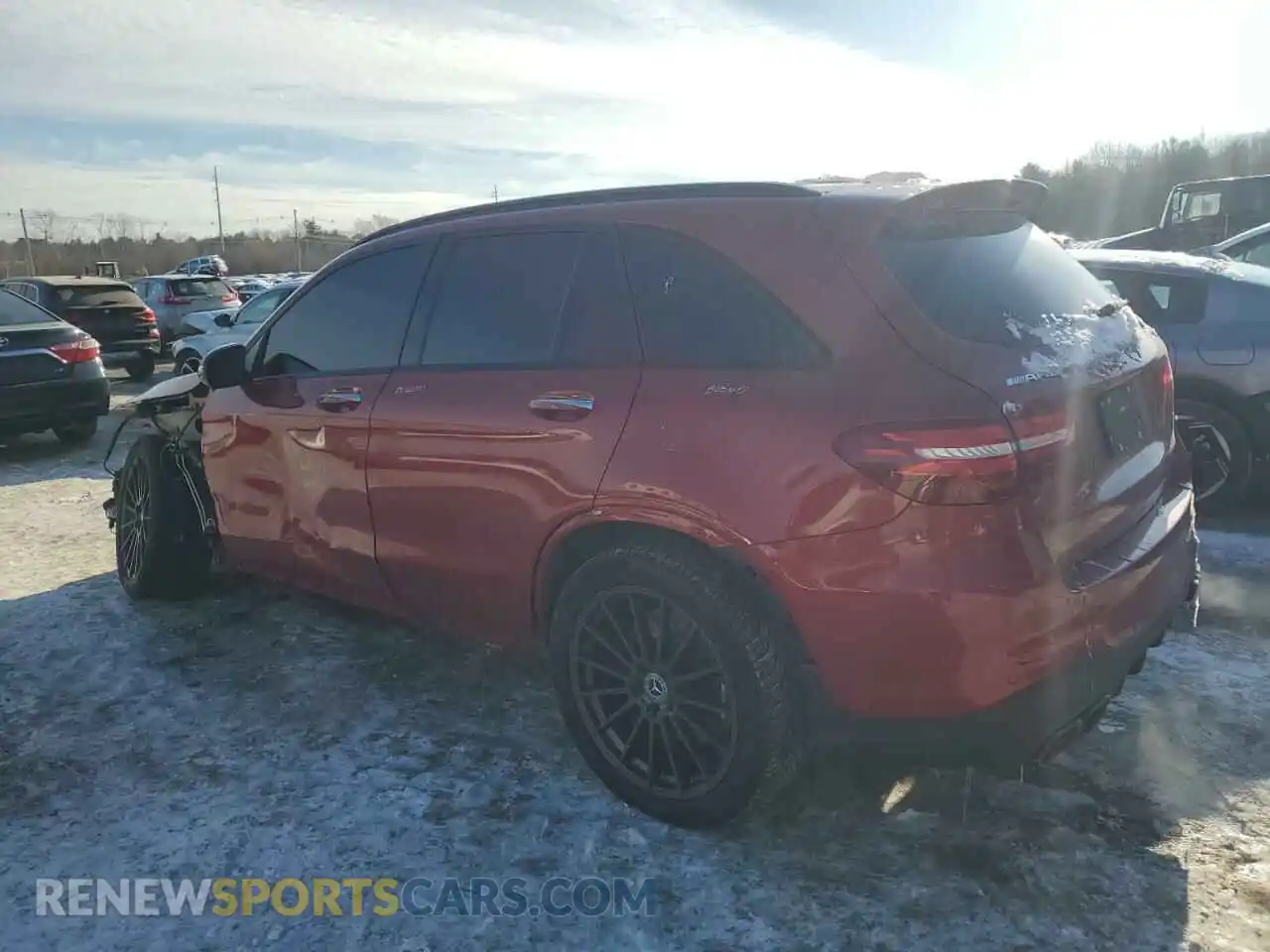 2 Photograph of a damaged car WDC0G8JB3KF489093 MERCEDES-BENZ GLC-CLASS 2019
