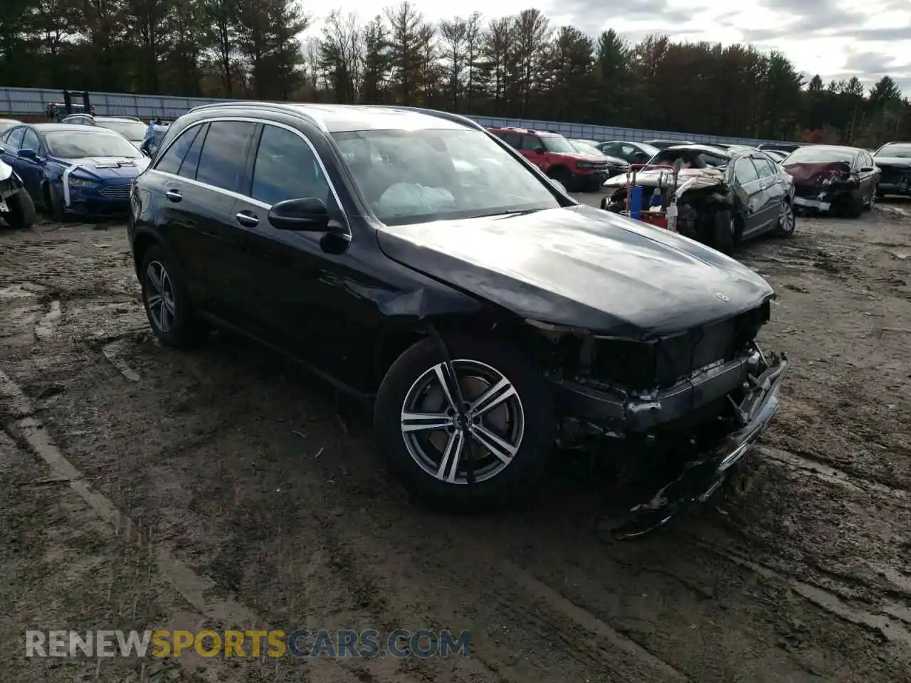 1 Photograph of a damaged car W1N0G8EB3LF842829 MERCEDES-BENZ GLC-CLASS 2020
