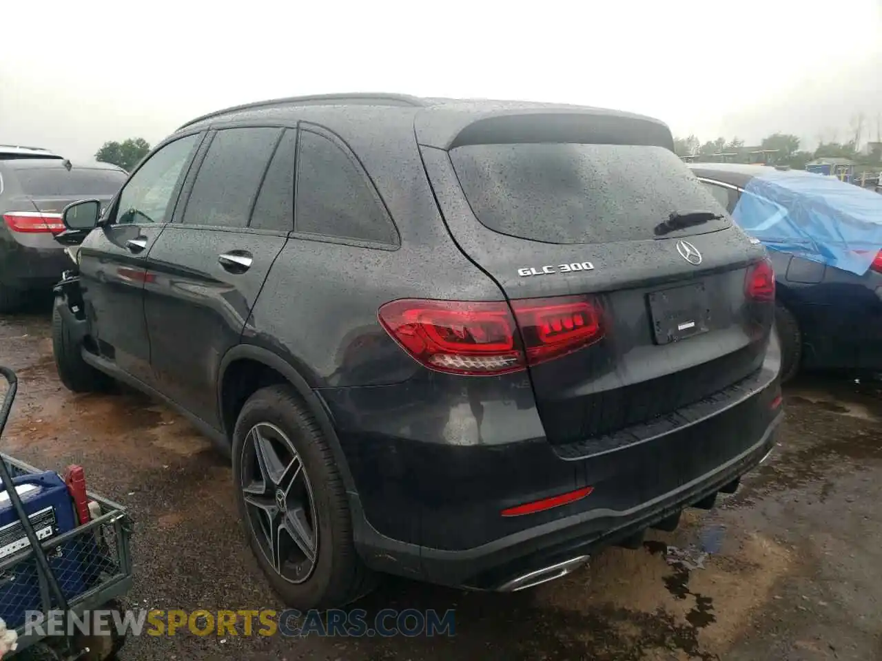 3 Photograph of a damaged car W1N0G8EB8LF856371 MERCEDES-BENZ GLC-CLASS 2020