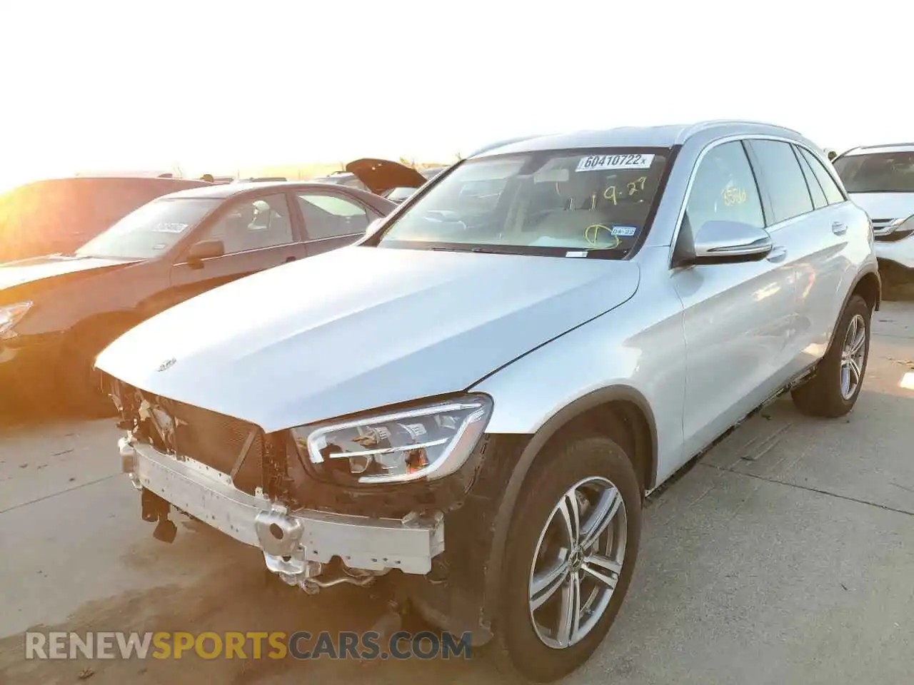 2 Photograph of a damaged car WDC0G8DB7LF730781 MERCEDES-BENZ GLC-CLASS 2020
