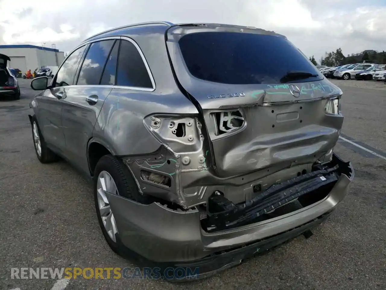 3 Photograph of a damaged car WDC0G8DB7LF744860 MERCEDES-BENZ GLC-CLASS 2020