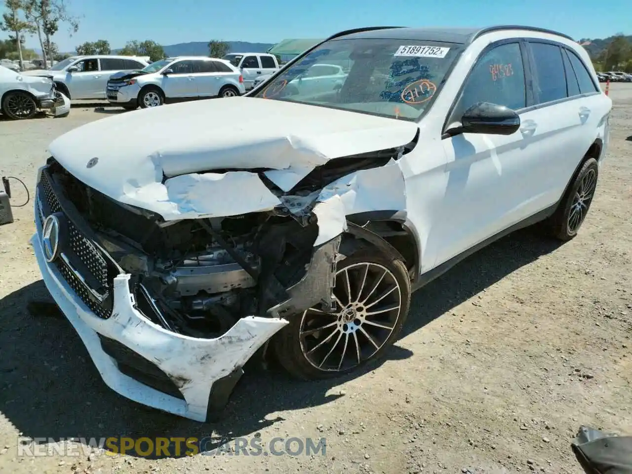 2 Photograph of a damaged car WDC0G8EB0LF726859 MERCEDES-BENZ GLC-CLASS 2020