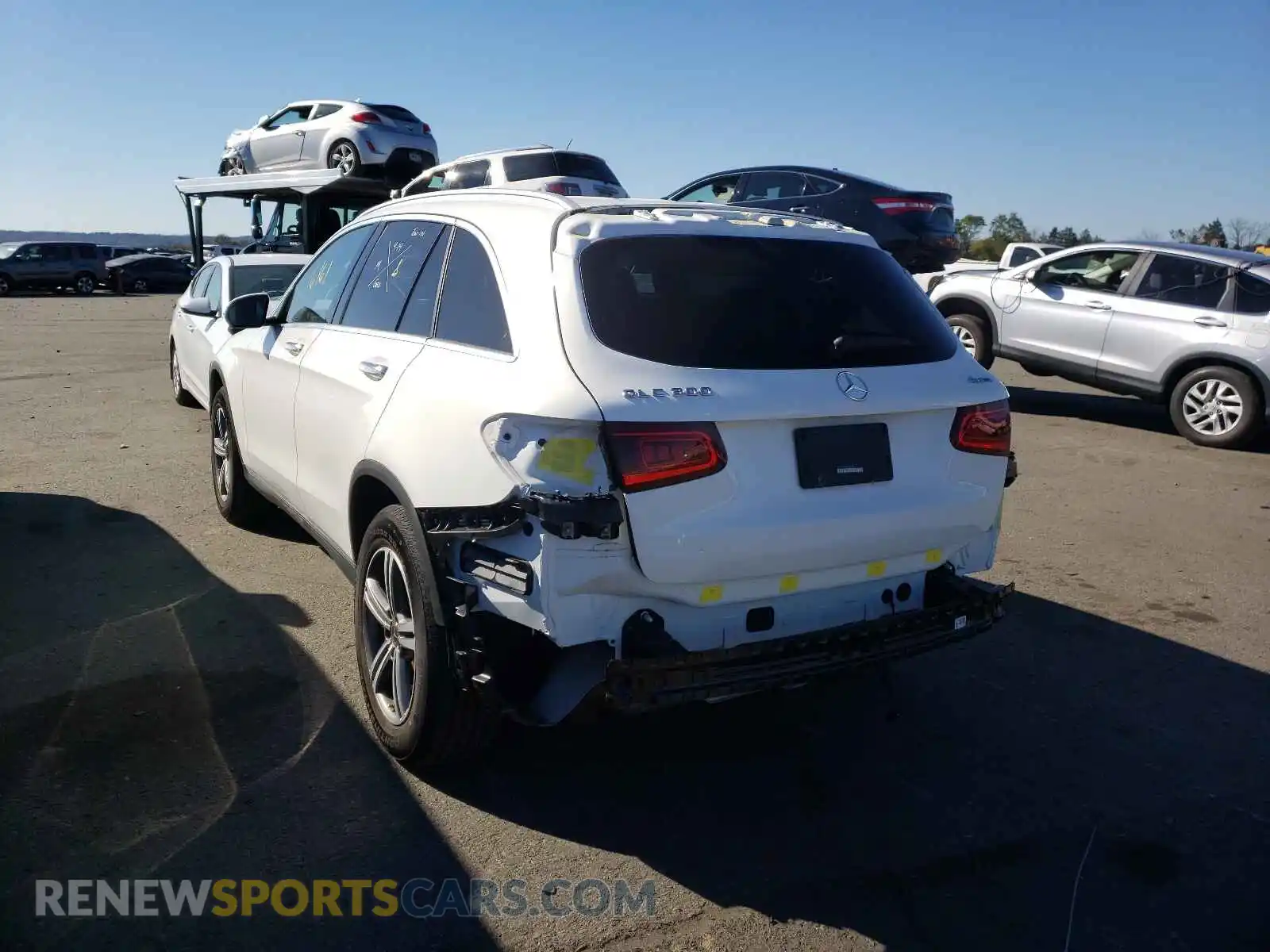 3 Photograph of a damaged car WDC0G8EB1LF723324 MERCEDES-BENZ GLC-CLASS 2020