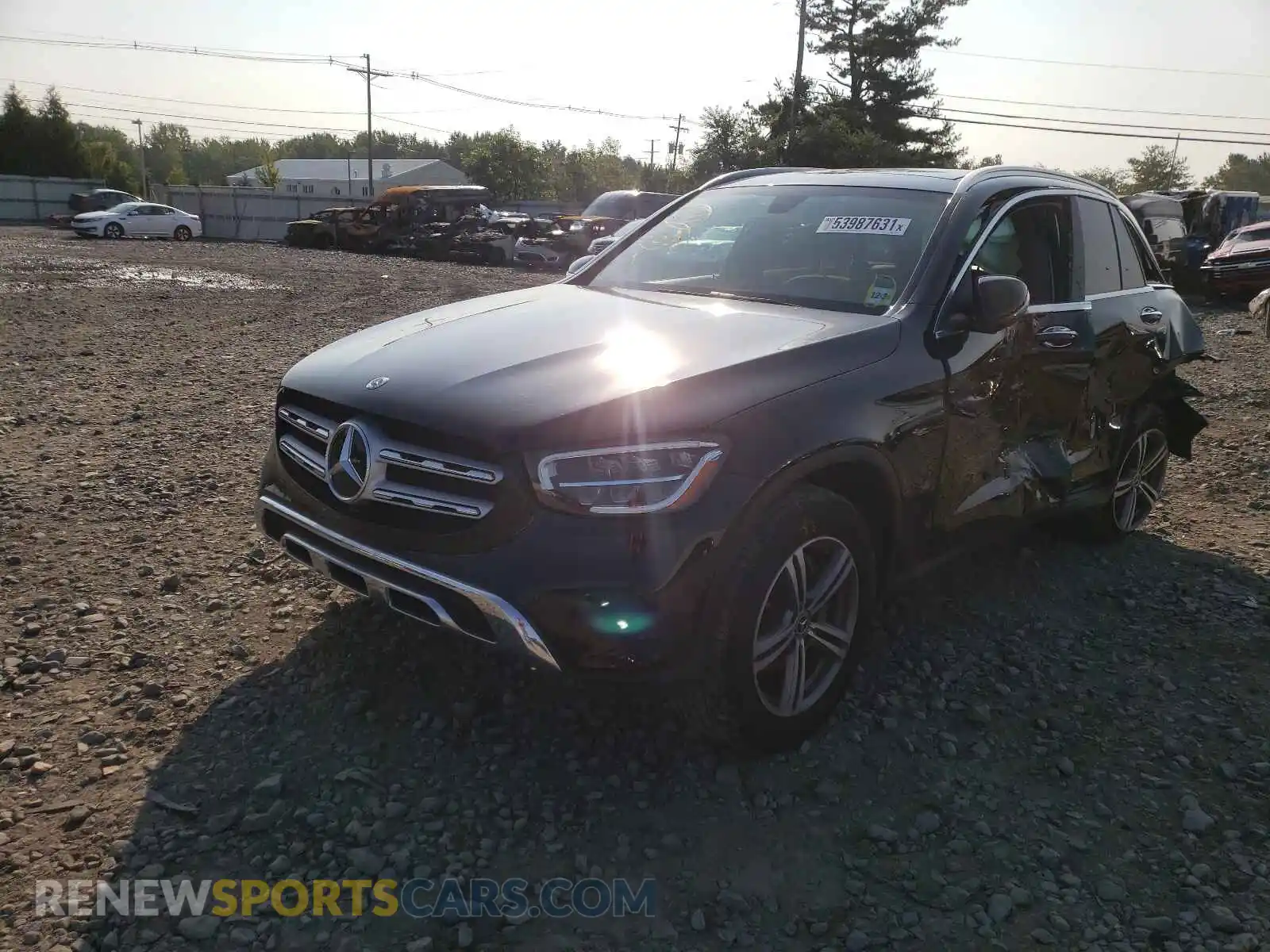 2 Photograph of a damaged car WDC0G8EB2LF723171 MERCEDES-BENZ GLC-CLASS 2020