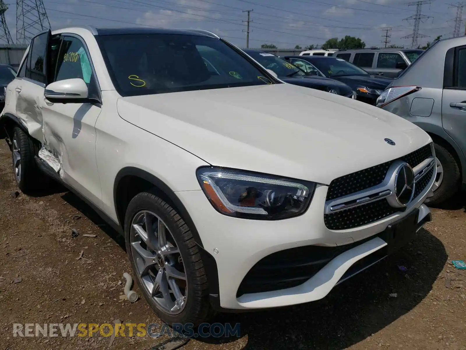 1 fotografías del automóvil dañado WDC0G8EB5LF743477 MERCEDES-BENZ GLC-CLASS 2020