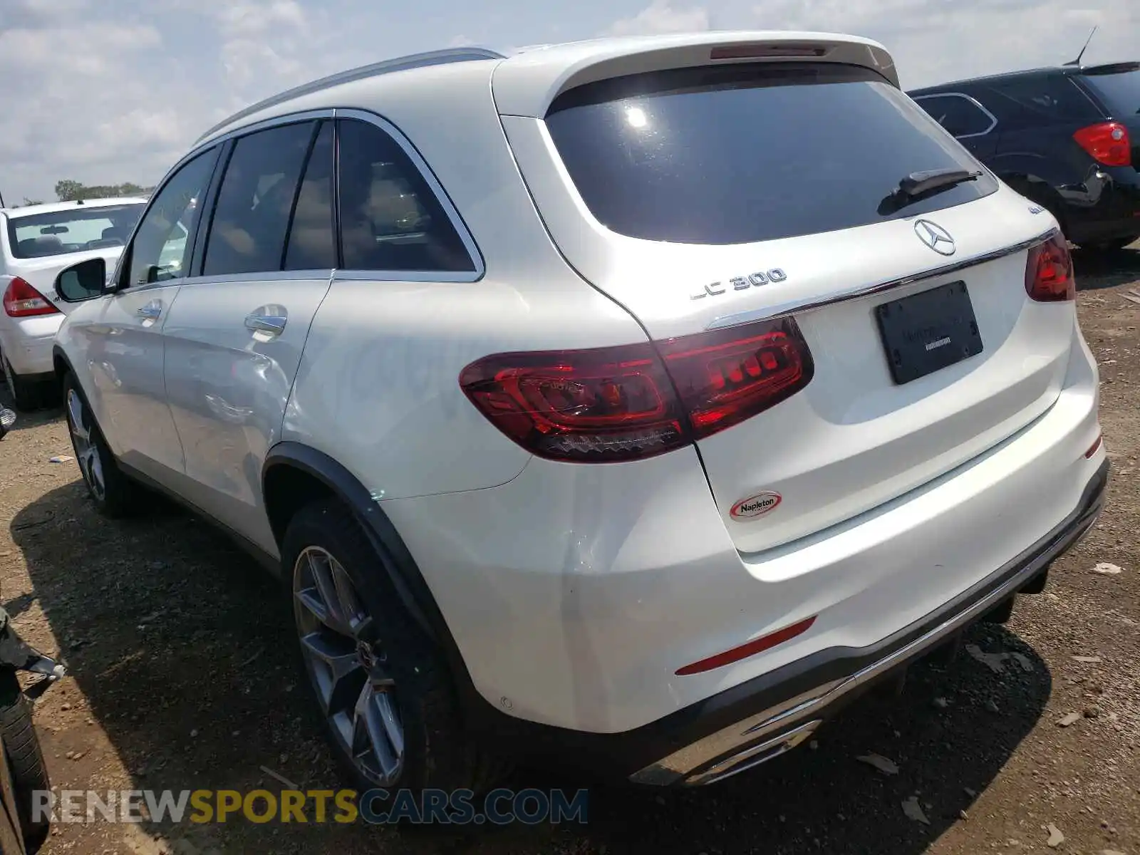 3 fotografías del automóvil dañado WDC0G8EB5LF743477 MERCEDES-BENZ GLC-CLASS 2020