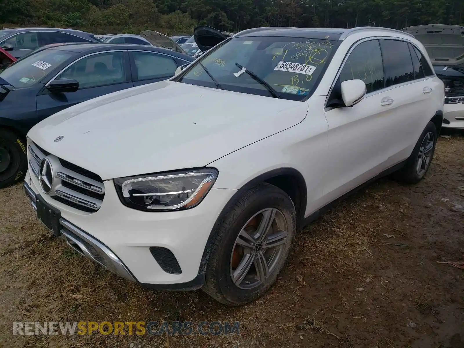 2 Photograph of a damaged car WDC0G8EB9LF718310 MERCEDES-BENZ GLC-CLASS 2020