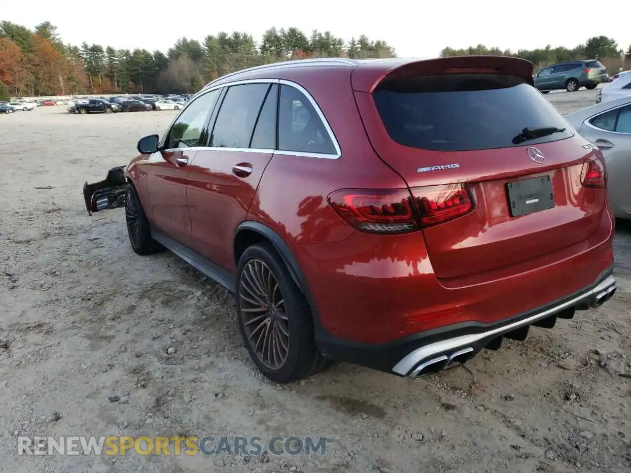 3 fotografías del automóvil dañado WDC0G8JB2LF696978 MERCEDES-BENZ GLC-CLASS 2020