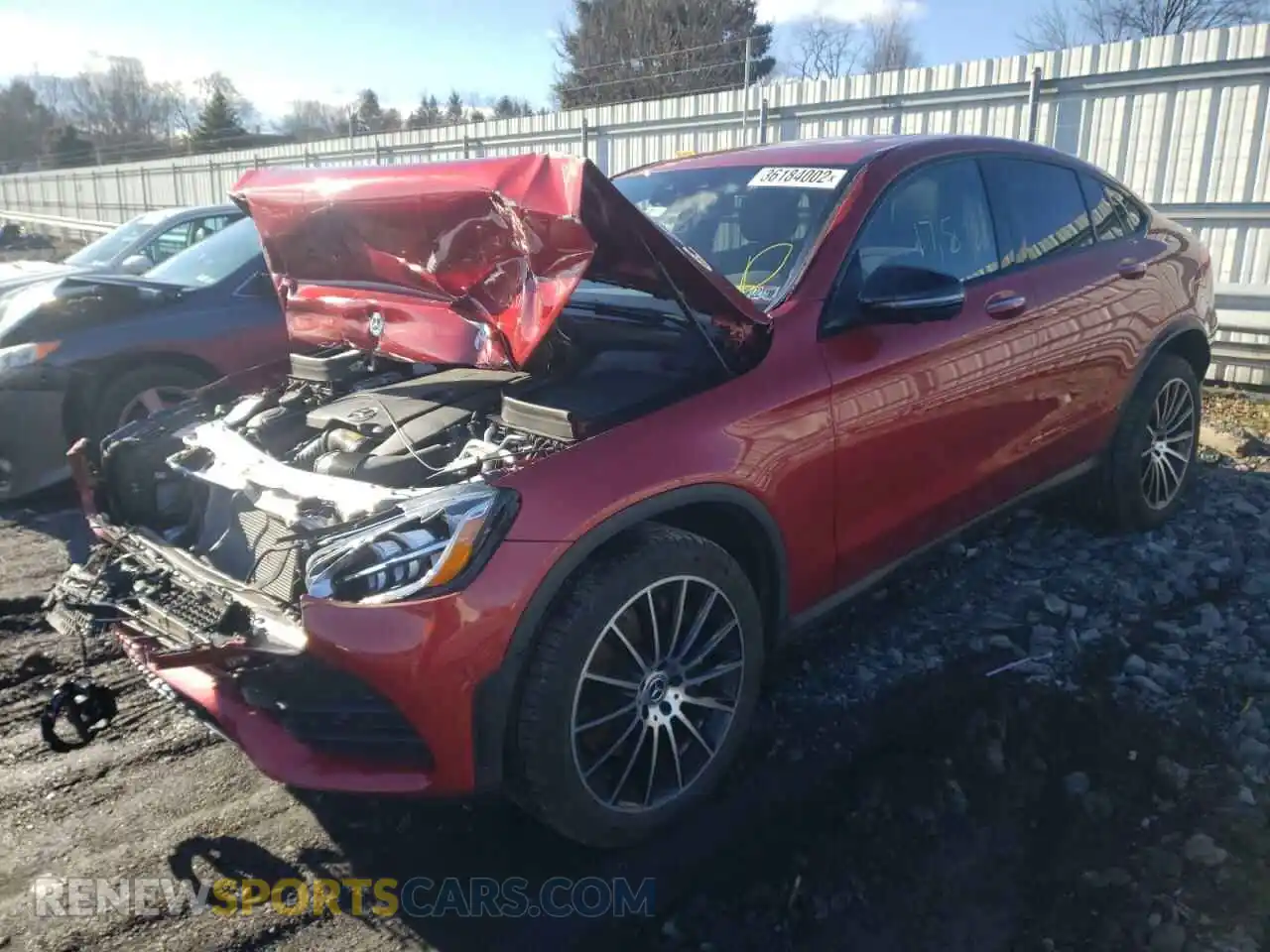 2 fotografías del automóvil dañado WDC0J8EB2LF743860 MERCEDES-BENZ GLC-CLASS 2020
