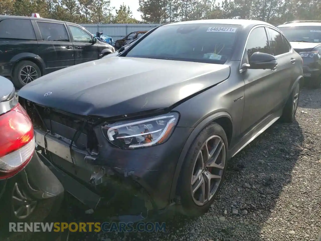 2 fotografías del automóvil dañado WDC0J8KB9LF694290 MERCEDES-BENZ GLC-CLASS 2020