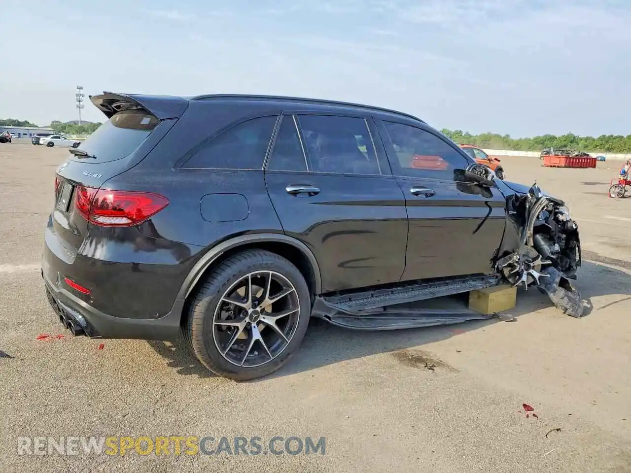 3 Photograph of a damaged car W1N0G6EB2MF923052 MERCEDES-BENZ GLC-CLASS 2021
