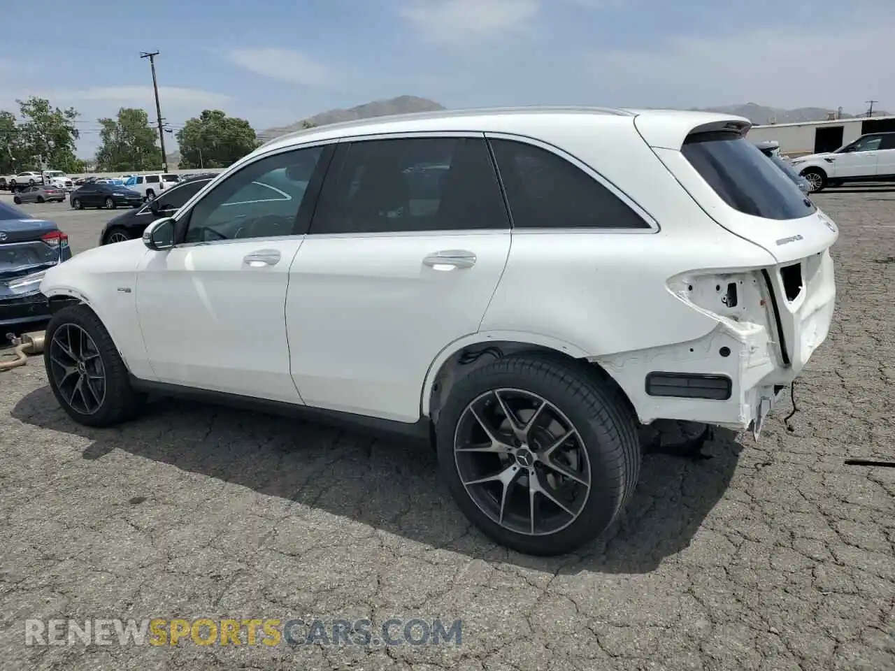 2 Photograph of a damaged car W1N0G6EB2MF953040 MERCEDES-BENZ GLC-CLASS 2021