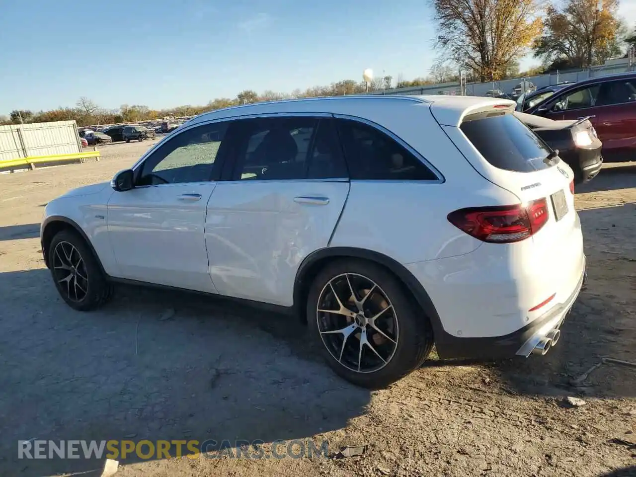 2 Photograph of a damaged car W1N0G6EB2MF977676 MERCEDES-BENZ GLC-CLASS 2021