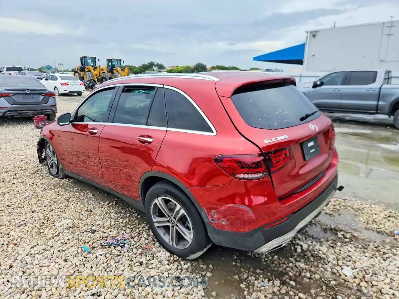 2 Photograph of a damaged car W1N0G8DB0MF869926 MERCEDES-BENZ GLC-CLASS 2021