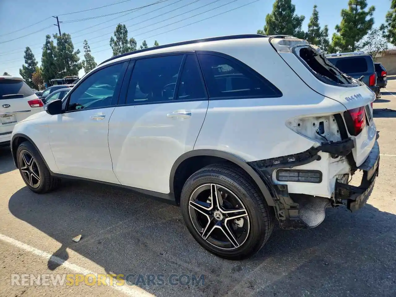 2 Photograph of a damaged car W1N0G8DB0MF908949 MERCEDES-BENZ GLC-CLASS 2021