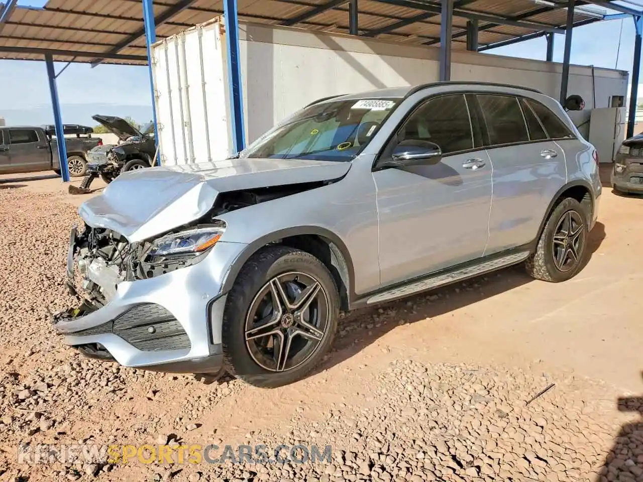 1 Photograph of a damaged car W1N0G8DB2MF950314 MERCEDES-BENZ GLC-CLASS 2021