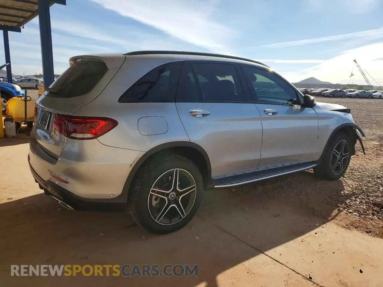 3 Photograph of a damaged car W1N0G8DB2MF950314 MERCEDES-BENZ GLC-CLASS 2021