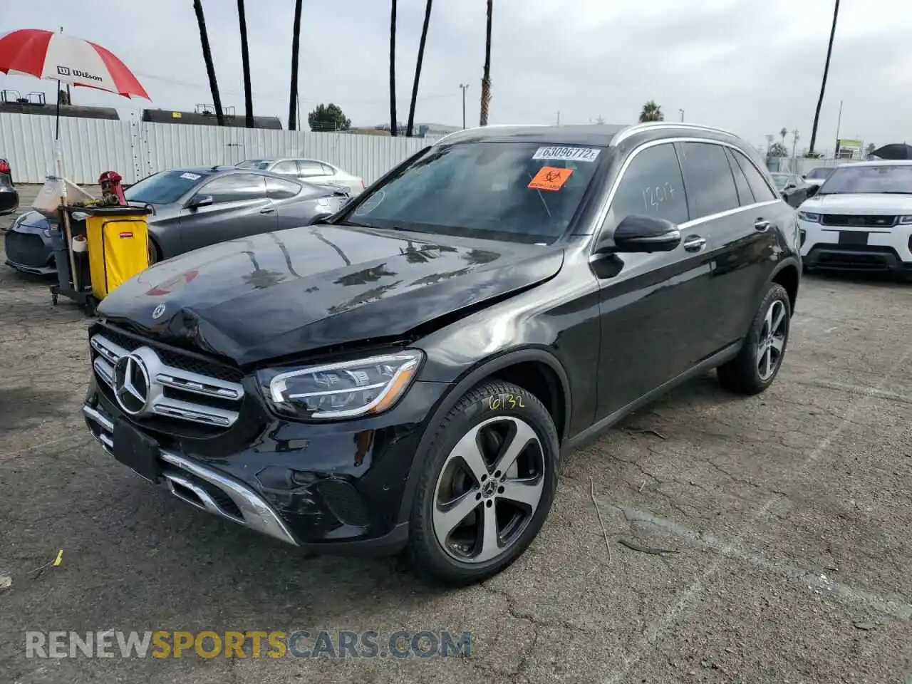 2 Photograph of a damaged car W1N0G8DB2MV320394 MERCEDES-BENZ GLC-CLASS 2021