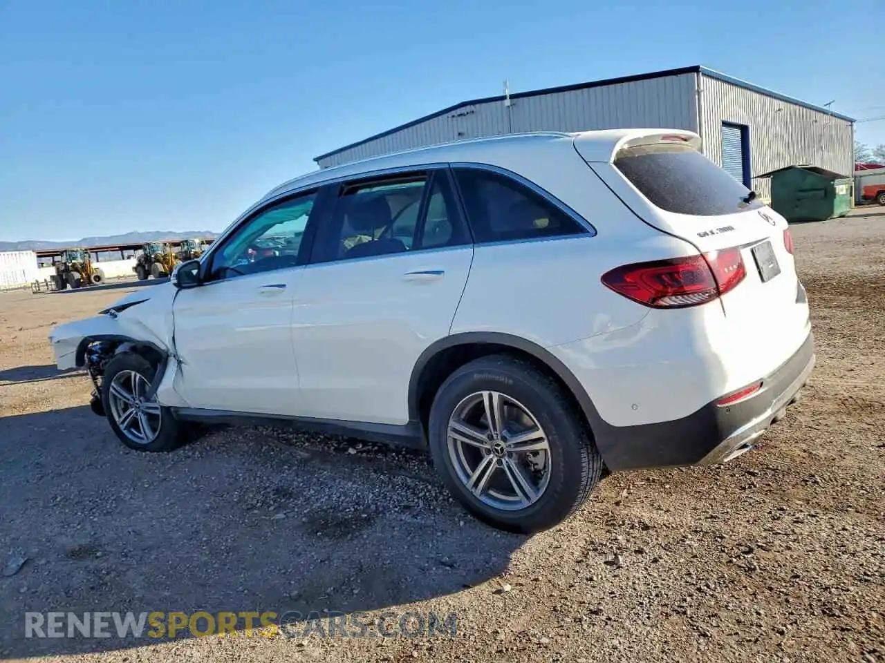 2 Photograph of a damaged car W1N0G8DB3MF980003 MERCEDES-BENZ GLC-CLASS 2021