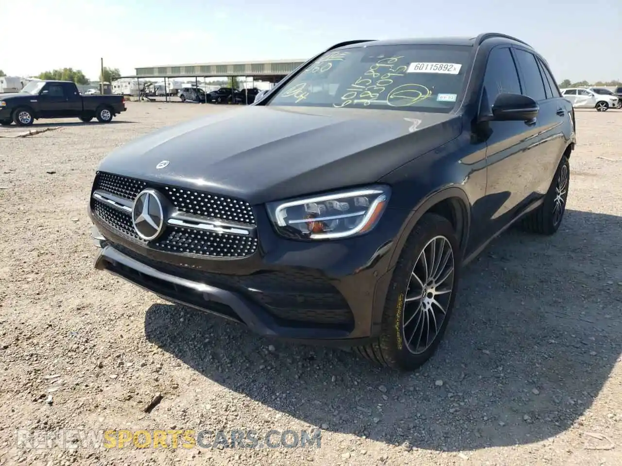 2 Photograph of a damaged car W1N0G8DB3MV283095 MERCEDES-BENZ GLC-CLASS 2021