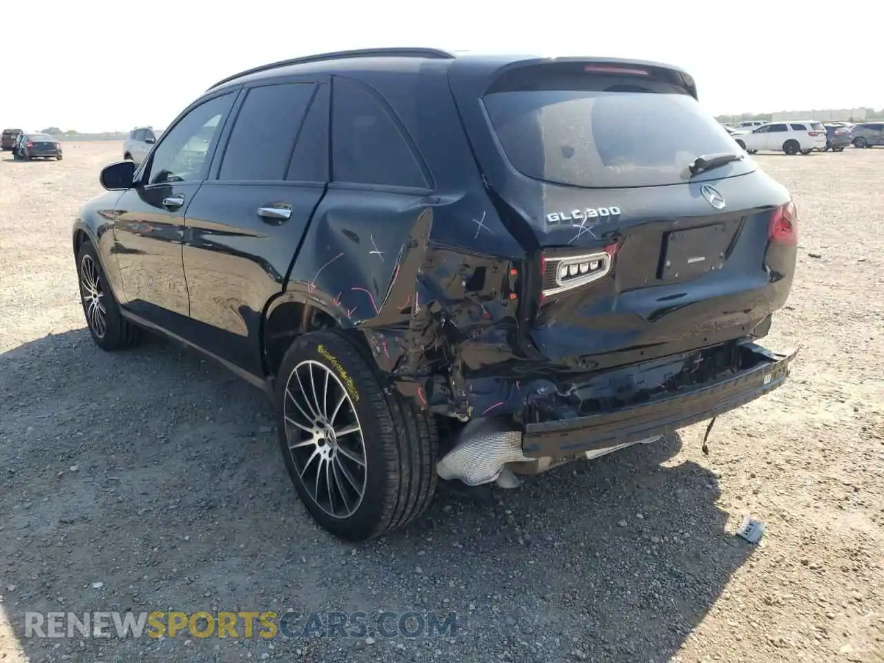 3 Photograph of a damaged car W1N0G8DB3MV283095 MERCEDES-BENZ GLC-CLASS 2021