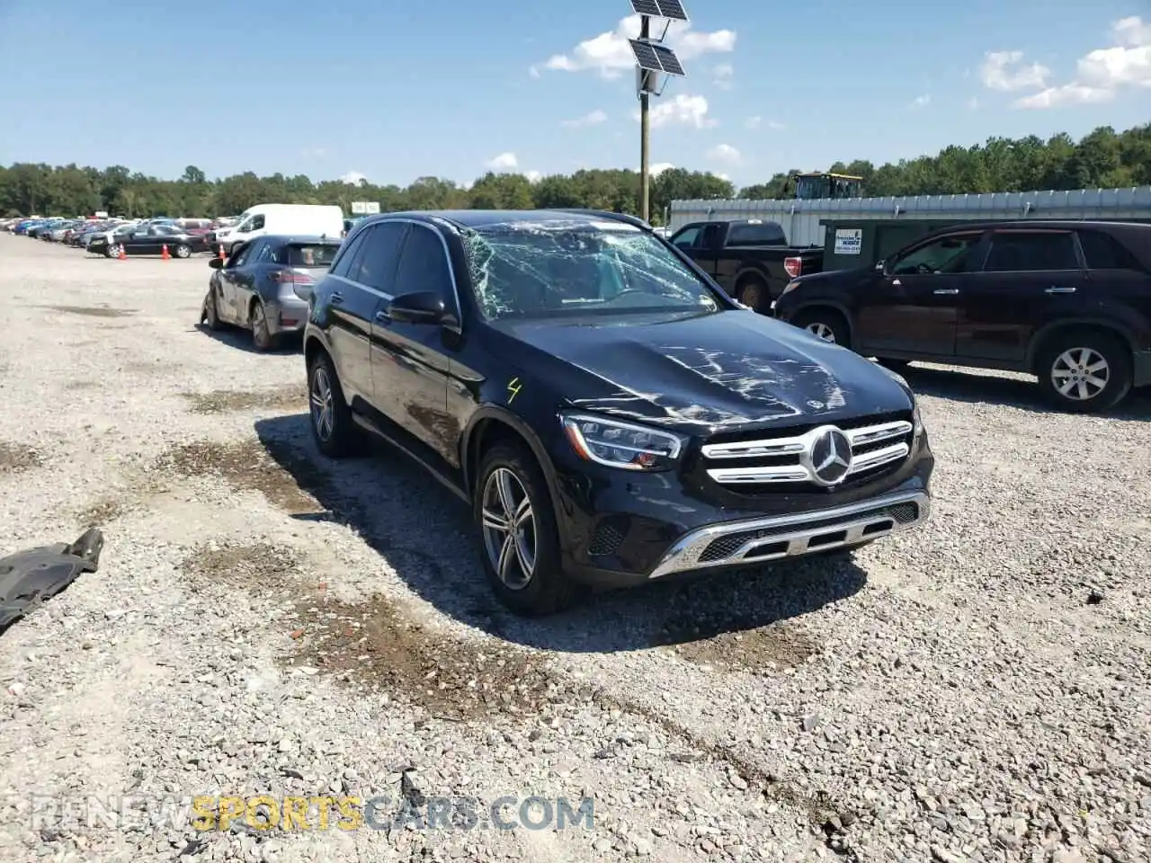 1 Photograph of a damaged car W1N0G8DB3MV284733 MERCEDES-BENZ GLC-CLASS 2021