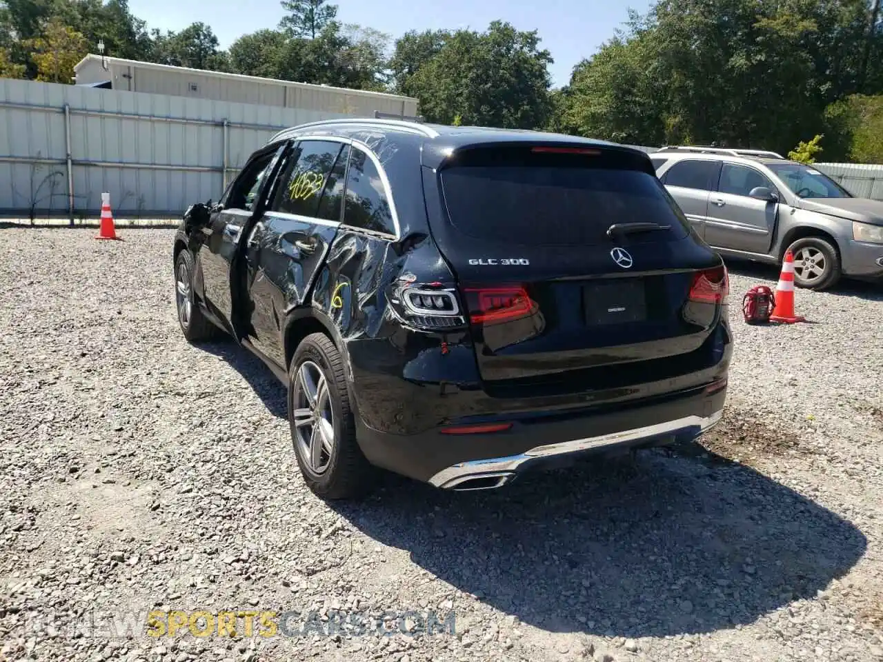 3 Photograph of a damaged car W1N0G8DB3MV284733 MERCEDES-BENZ GLC-CLASS 2021