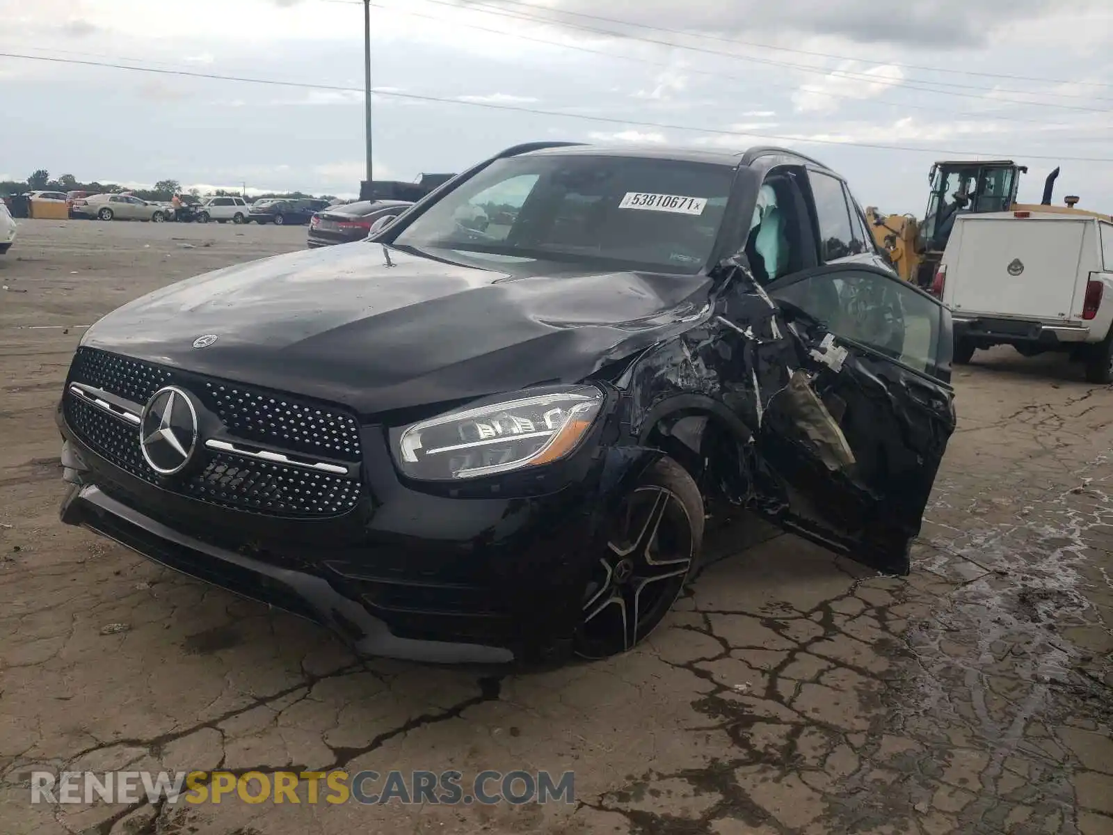2 Photograph of a damaged car W1N0G8DB4MF917623 MERCEDES-BENZ GLC-CLASS 2021