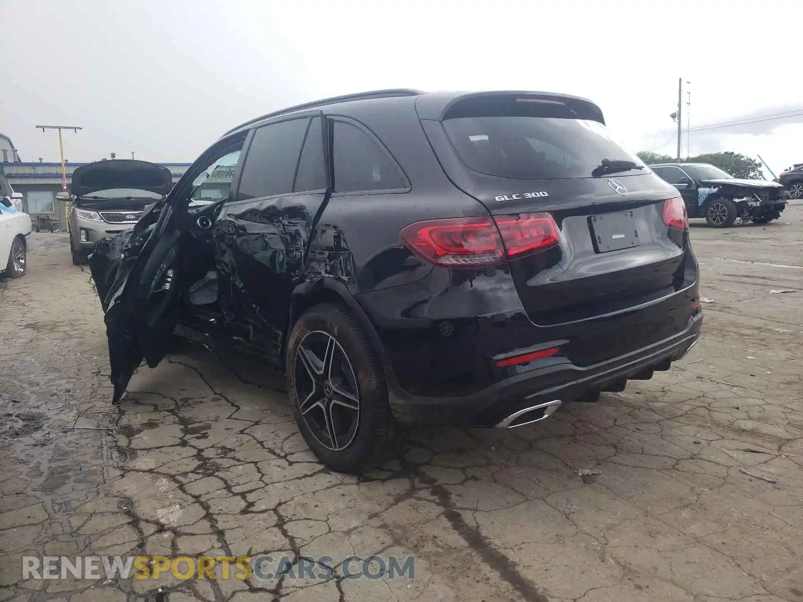 3 Photograph of a damaged car W1N0G8DB4MF917623 MERCEDES-BENZ GLC-CLASS 2021