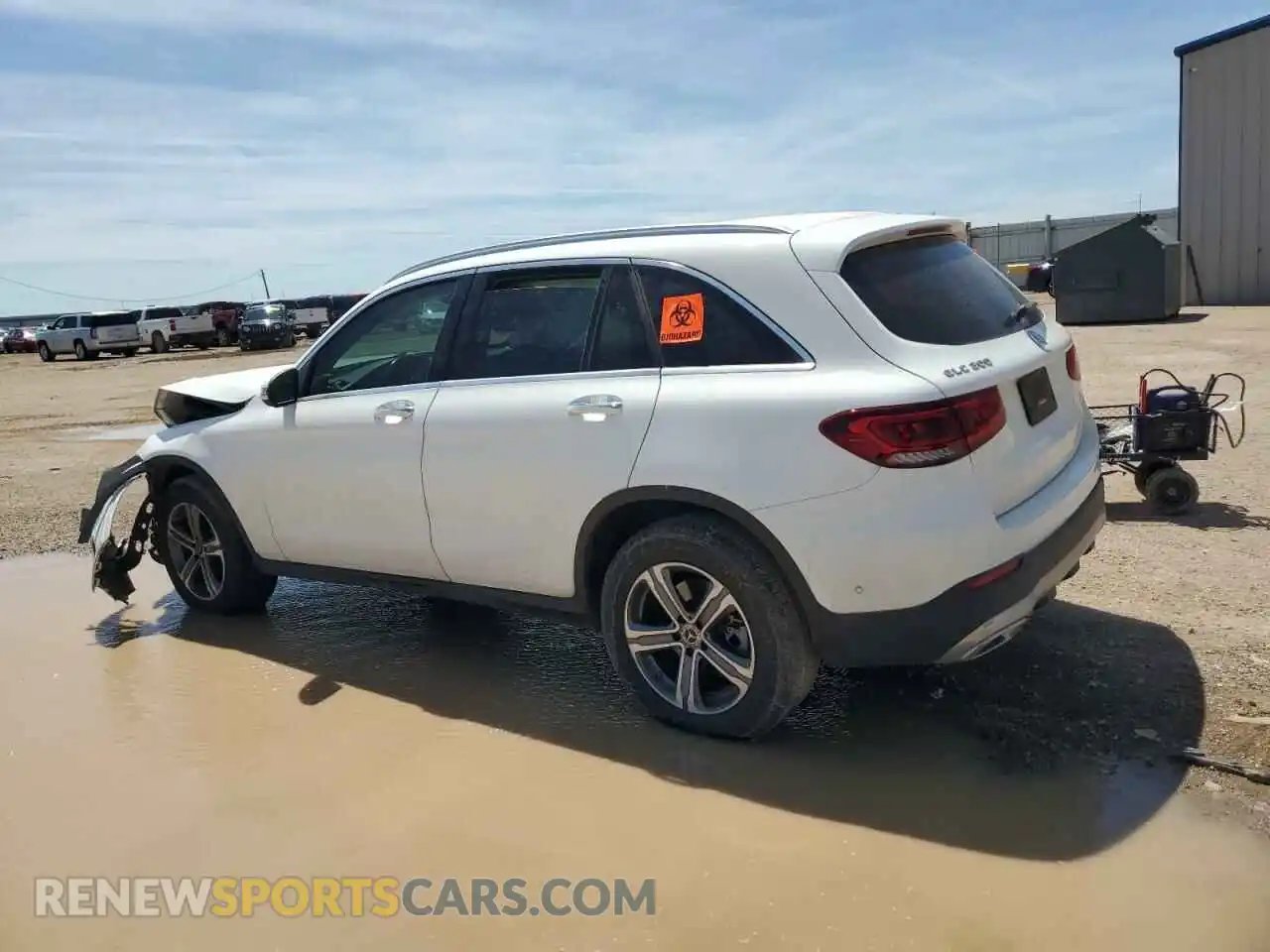 2 Photograph of a damaged car W1N0G8DB4MF940013 MERCEDES-BENZ GLC-CLASS 2021