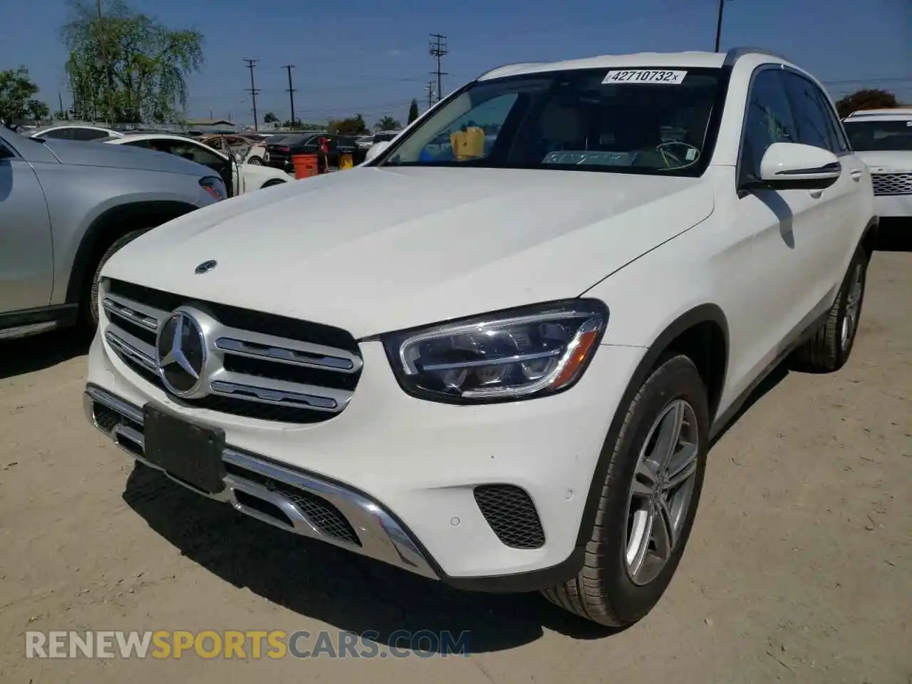2 Photograph of a damaged car W1N0G8DB4MF941498 MERCEDES-BENZ GLC-CLASS 2021